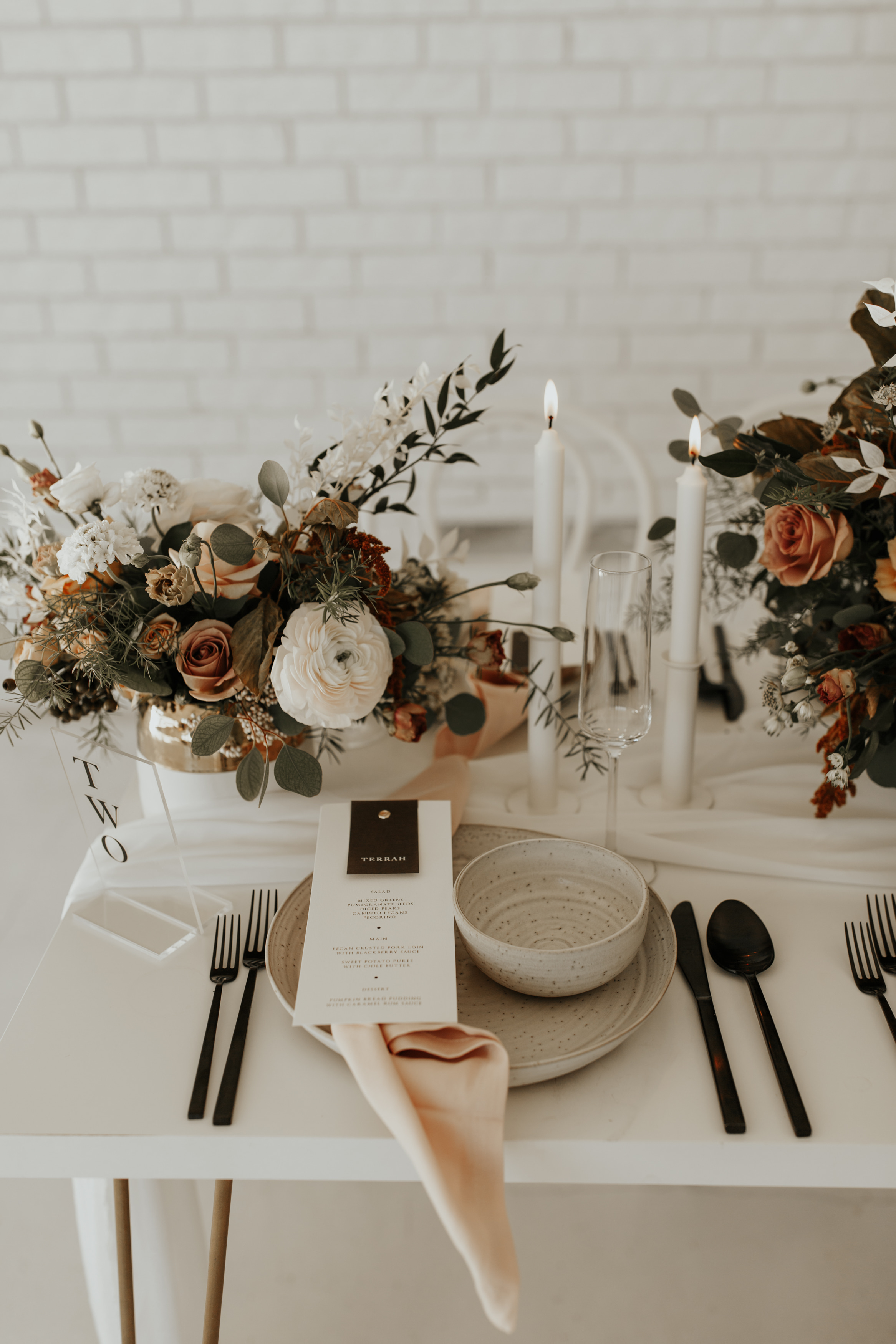 Flowers by The Shabby Rose - Modern styled shoot at The Emerson with Madeline Shea Photography and Alexa Kay Events | Dallas DFW Wedding Planner