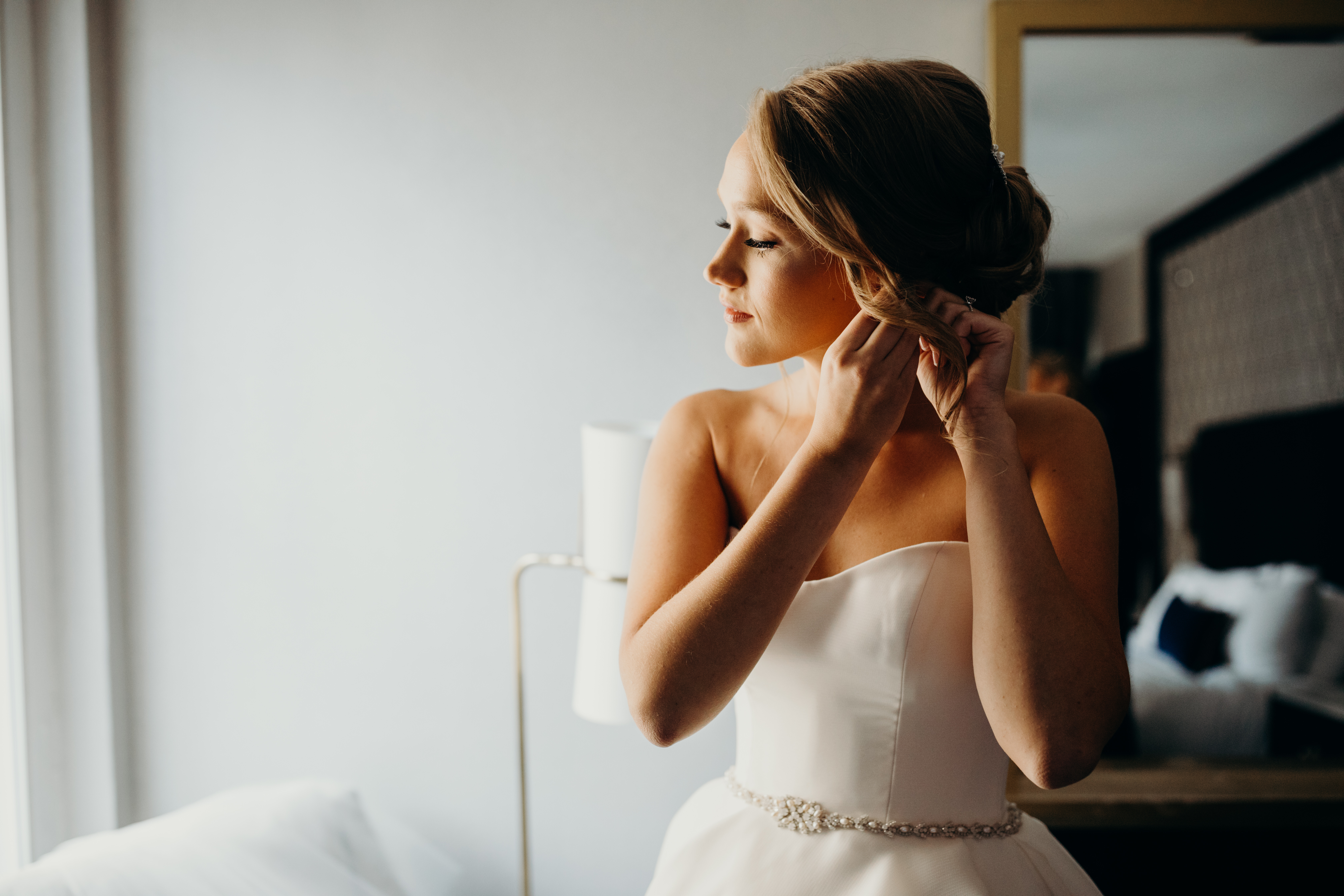 Bridal getting ready portrait: Wedding details for your photographer to capture featured on Alexa Kay Events