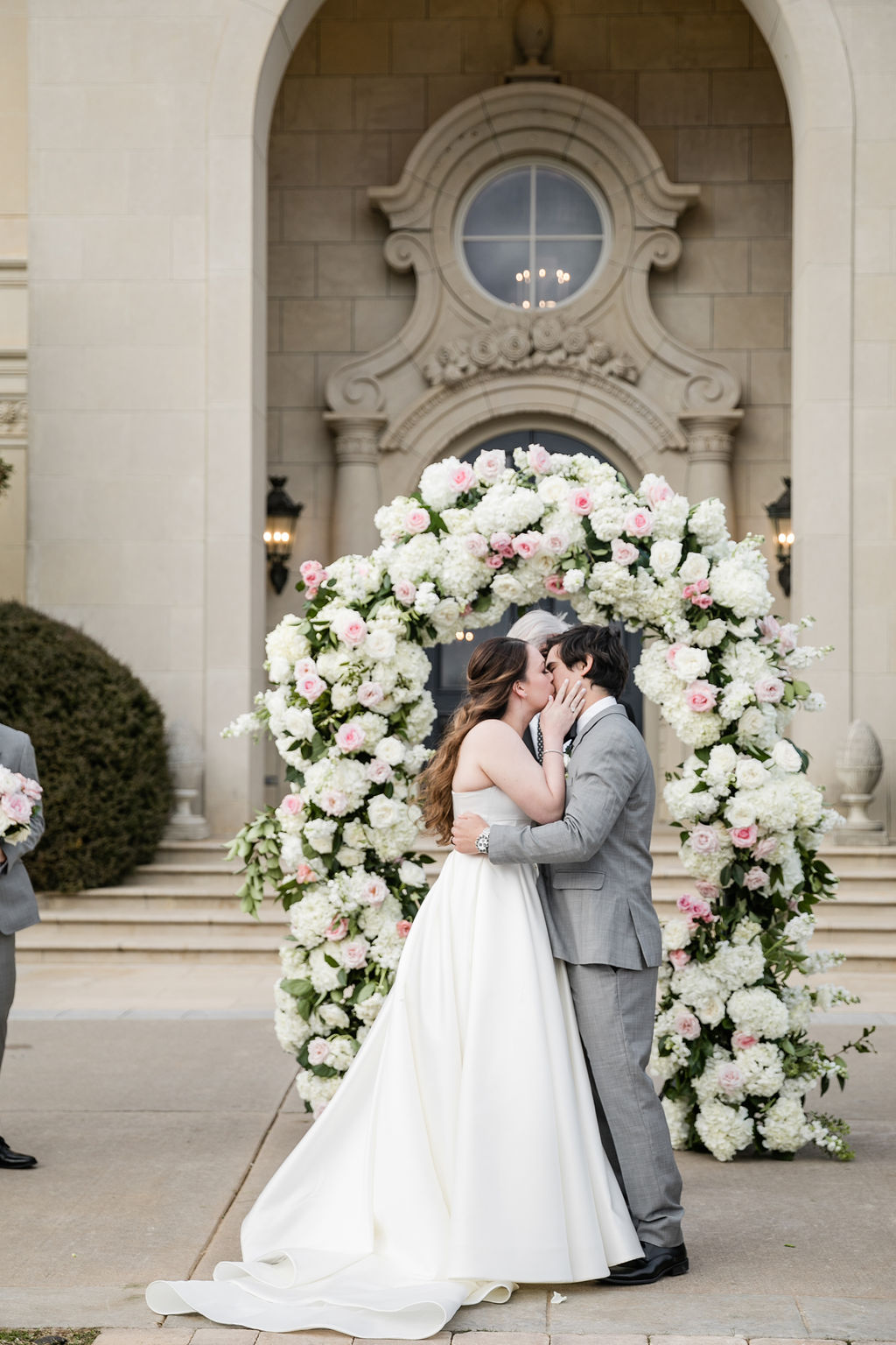 Dreamy Pink and Gray Wedding at The Olana