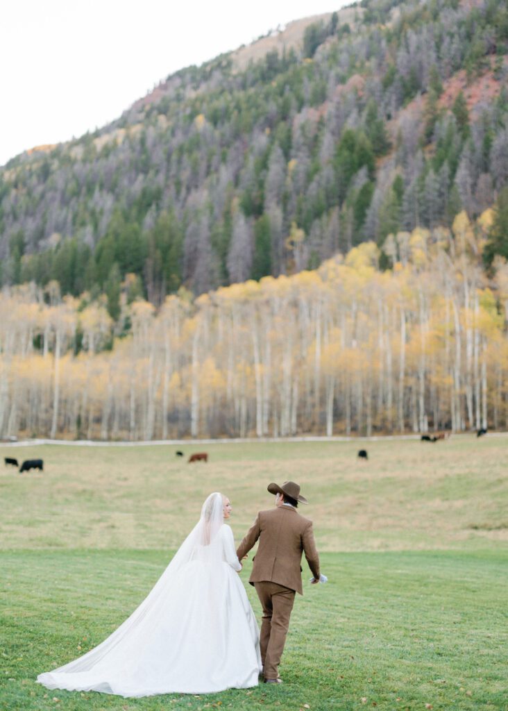 Bride + groom portraits