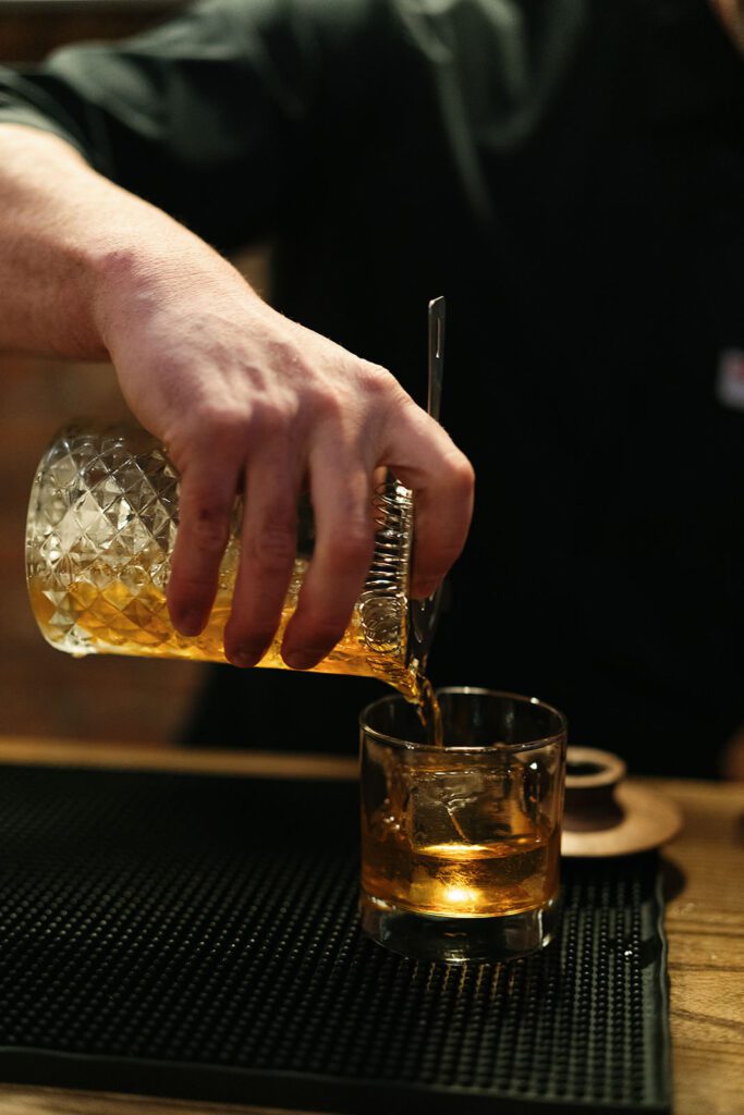 Guests enjoying high west whiskey