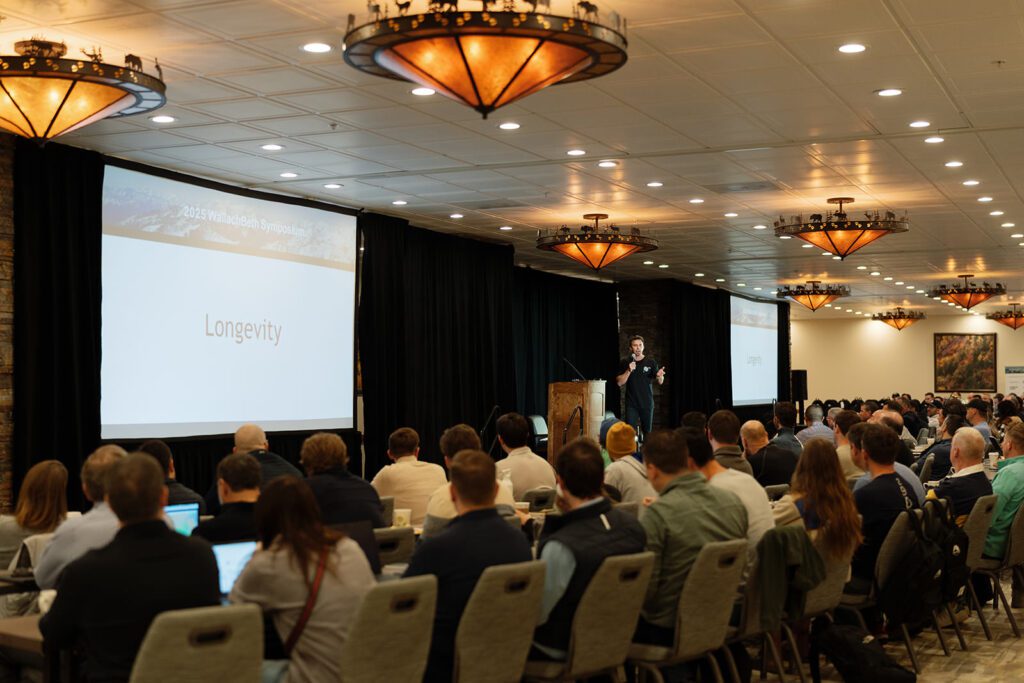 Leadership addressing audience