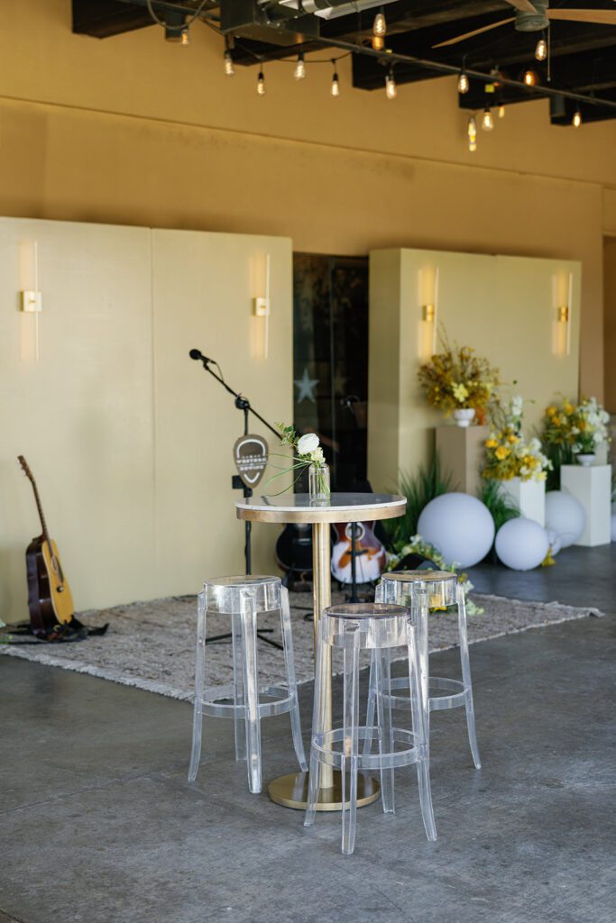 Western Rewind Band performing live music at the Cowboys Golf Club corporate event.