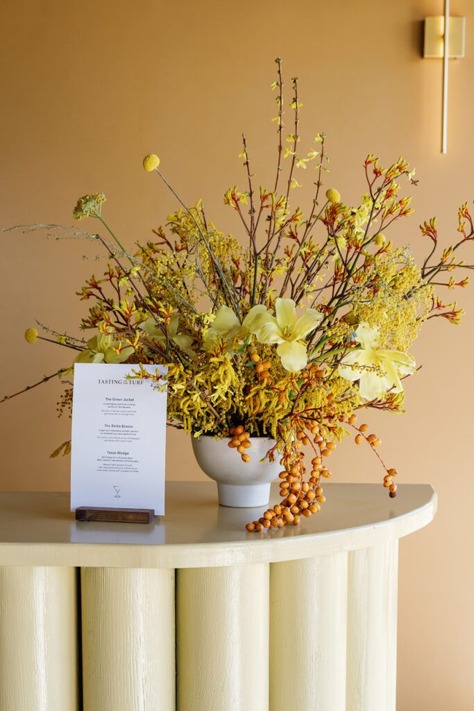 Custom signage detail by Hazelwood Paper Co. featuring Visa × Ramp logo.